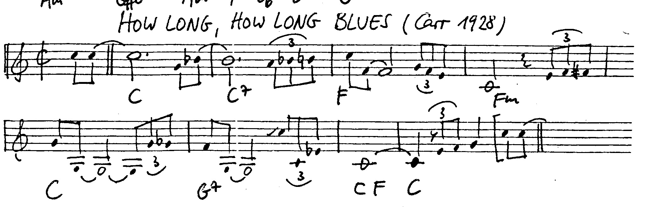 how long how long blues leadsheet – book us for your next 20s or gatsby event